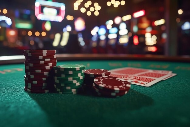 Casino Hold'em live dealer table at sand77 gacor with cards and betting layout